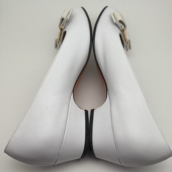 Salvatore Ferragamo Women’s White Shoes Size 7 1/2 AA - Picture 11 of 15